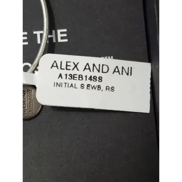 Alex and Ani Letter 'S'  Bracelet- New with box and tag - Picture 4 of 5